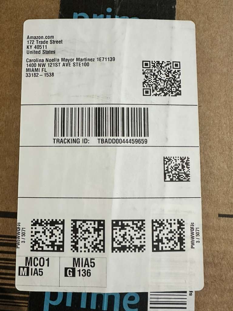 Package label capture